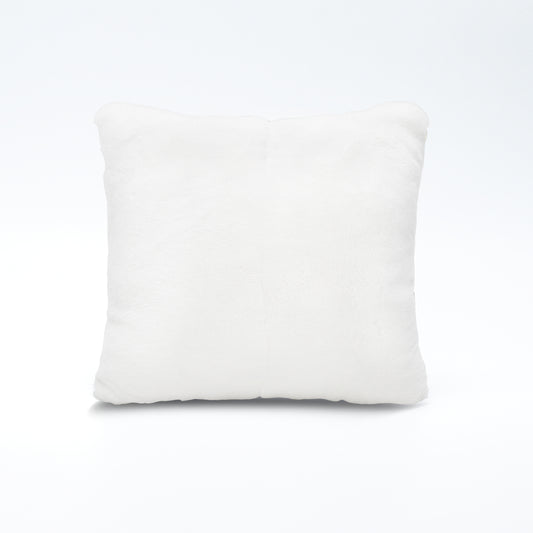 Echtpelz-Kissen Lapin weiss 40 x 40
