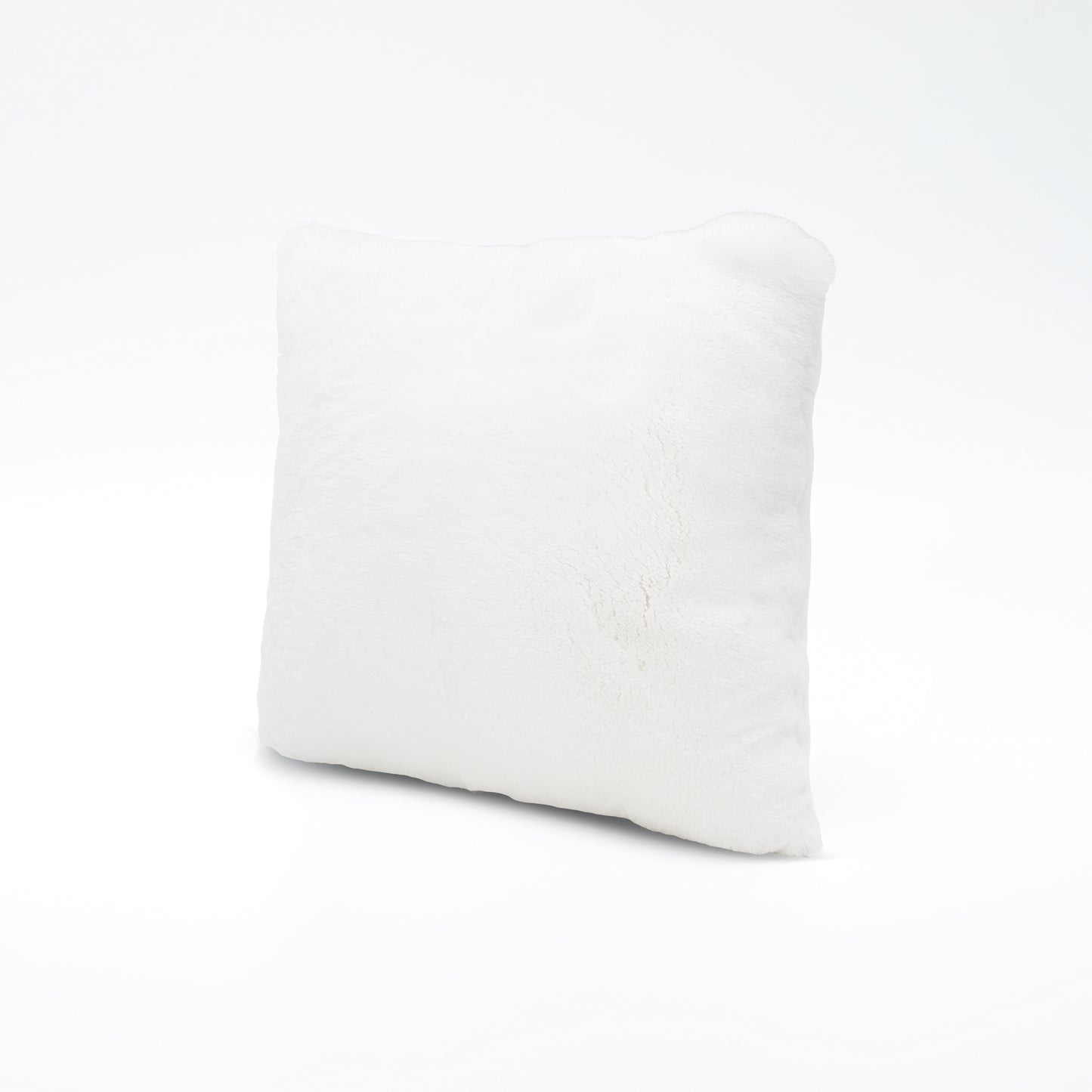 Echtpelz-Kissen Lapin weiss 40 x 40