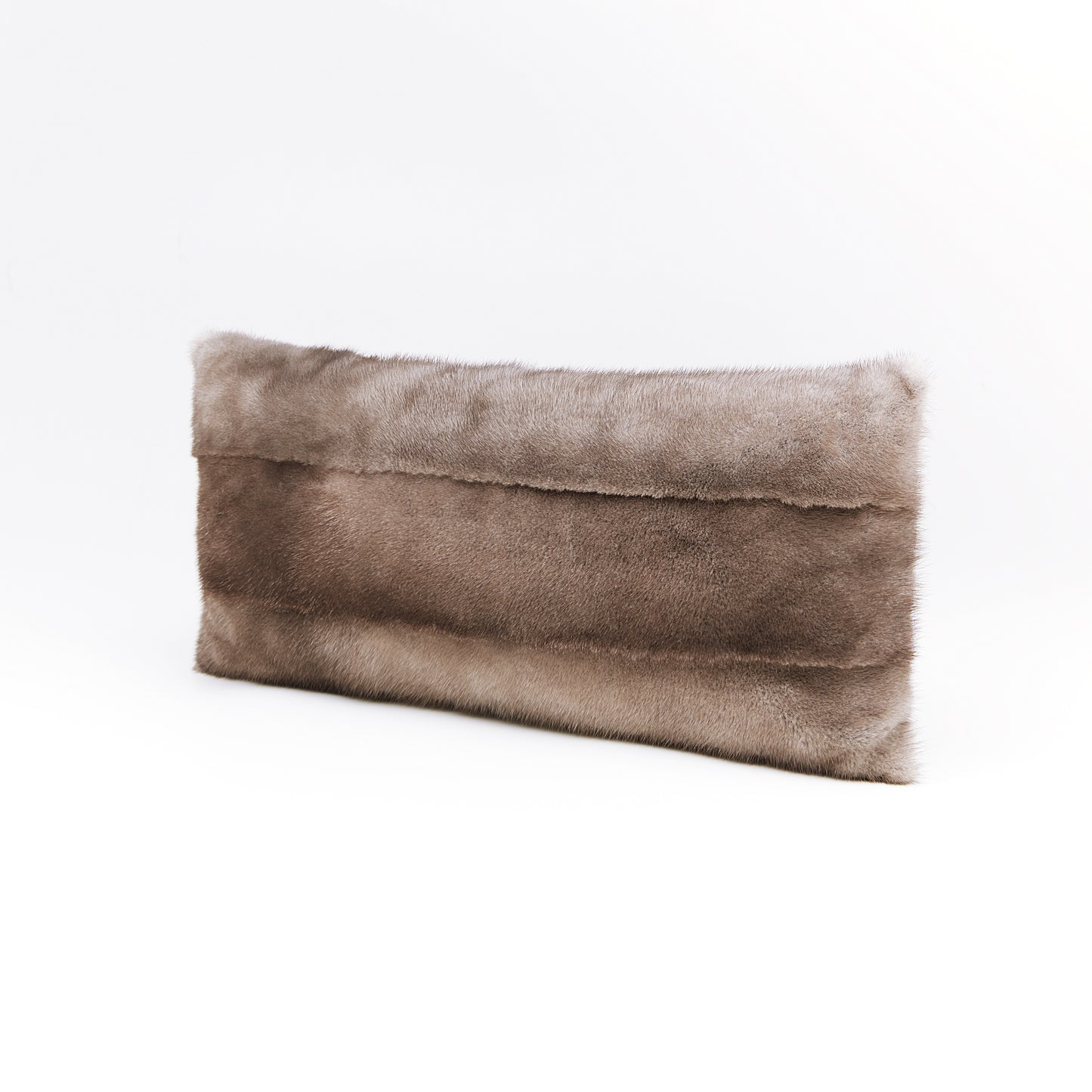 Nerzkissen Vison naturgrau 50 x 25 mit Loro Piana Kaschmir