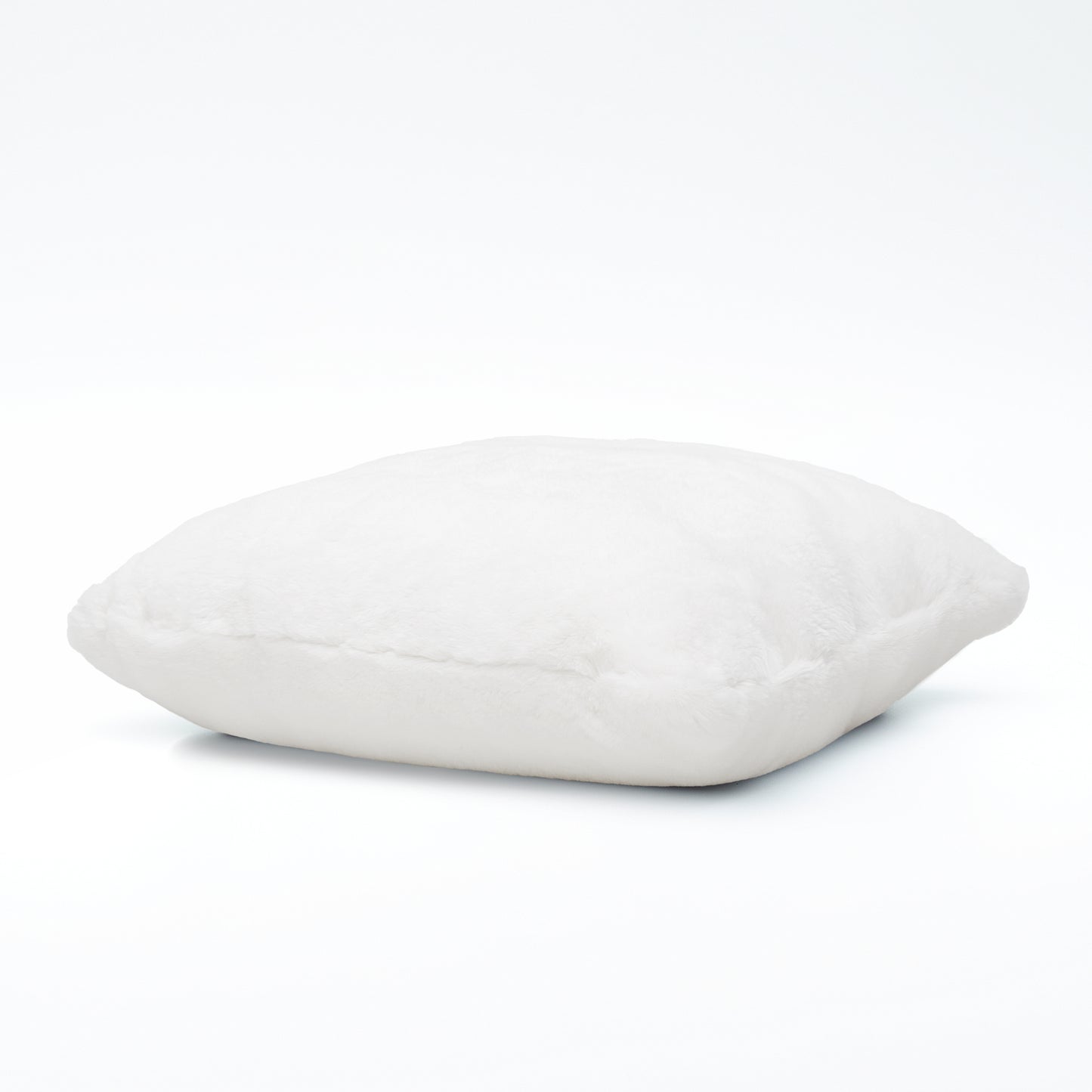 Echtpelz-Kissen Lapin weiss 40 x 40
